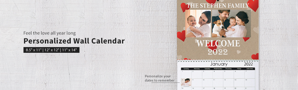 personal photo calendar