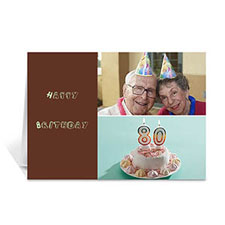 Elegant Collage Chocolate Birthday Greetings