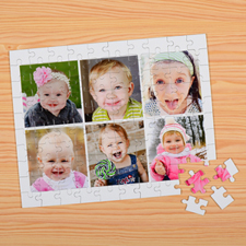 Six Collage Photo Custom Large Jigsaw Puzzle