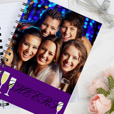 Personalized Cheers Wedding Notebook