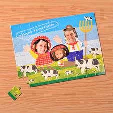 Custom Large Photo Jigsaw Puzzle, Farm
