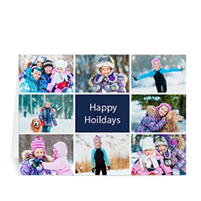 8 Photo Collage Great Joy - Blue