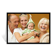 Christmas Picture in Landscape - Black Border
