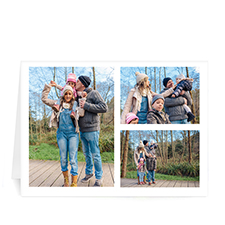 3 Photo Collage - White Border
