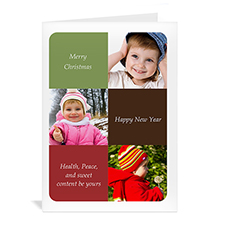3 Photo Collage Elegant Greetings