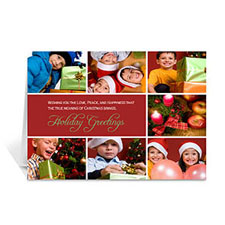 7 Photo Collage Merry Mod - Red
