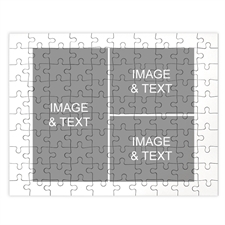 Three Collage Portrait Puzzle