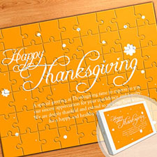Large Personalized Message Puzzle, Warm Wish