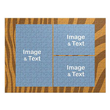 Three Collage Portrait Puzzle