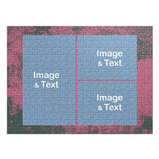 Three Collage Portrait Puzzle