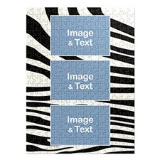 Three Collage Portrait Puzzle