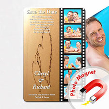 4x6 Love Filmstrip Save the Date Magnet
