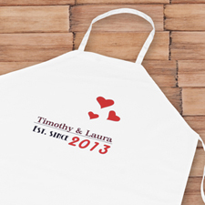 Single Portrait Photo Apron, Adult