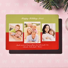 Create Merry Modern Collage Green Fridge Magnets