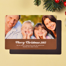 Create Merry Christmas Chocolate Fridge Magnets