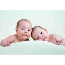 Horizontal Full Photo Baby Animated Card
