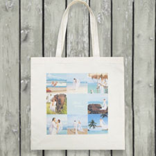 Nine Collage Budget Tote Canvas Bag