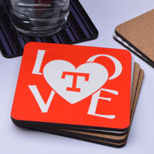 LOVE Personalized Words (One Coaster)