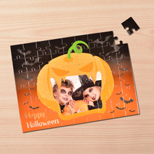 Custom Large Photo Jigsaw Puzzle, Halloween Pumpkin