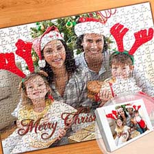 Custom Large Christmas Photo Jigsaw Puzzle, Horizontal