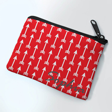 Red Arrow Personalized Coin Purse