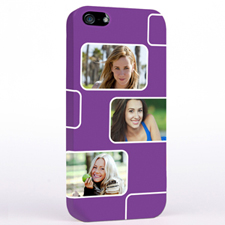 Purple 3 Collage Design iPhone 5