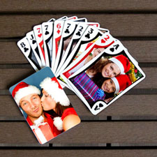 Personalized Christmas Holiday Photo Playing Cards Favors