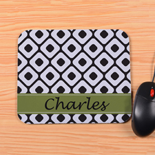 Personalized Forest Diamond Mouse Pad
