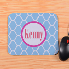 Personalized Ocean Moroccan Mouse Pad