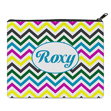 Print Your Own Yellow Colorful Chevron Bag (8 X 10 Inch)
