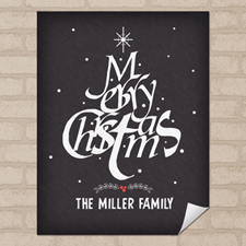 Christmas Tree Personalized Poster Print, Small 8.5