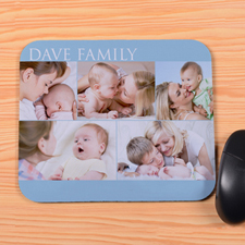 Create Your Own Aqua Five Collage Mouse Pad