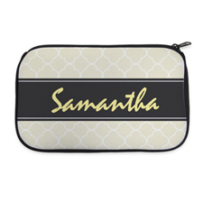 Personalized Neoprene Clovers Cosmetic Bag (6 X 10 Inch)