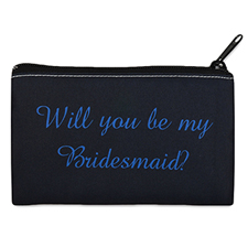 Personalized Will You Be My Bridesmaid? Cosmetic Bag (4