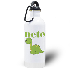 Personalized Photo Dinosaur Water Bottle