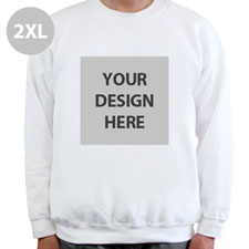Custom Printed Irish Drinking League, White Sweatshirt