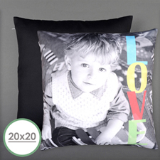 Love Personalized Photo Large Pillow Cushion Cover 20