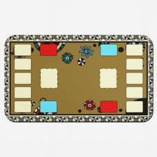 Custom Design 14X24 Game mat