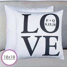 Love Personalized Large Cushion 18