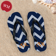 Chevron Beach Sandals, Women Medium