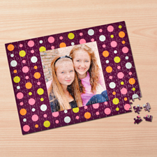 Custom Large Photo Jigsaw Puzzle, Dots