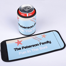 Cool Summer Personalized Bottle & Can Wrap