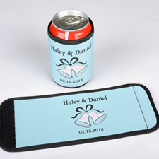 Wedding Bells Personalized Can And Bottle Wrap
