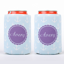 Sky Anchor Personalized Can Cooler
