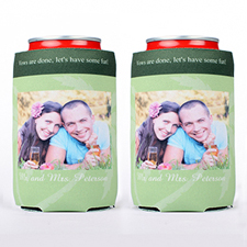 Palm Tree Photo Can Cooler