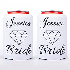 Personalized Can Cooler For Bride
