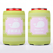 Strip And Whale Personalized Can Cooler
