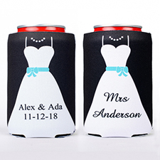 Bride Personalized Can Cooler