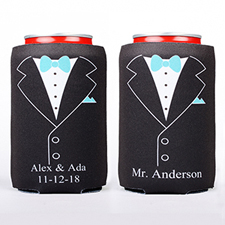 Groom Personalized Can Cooler