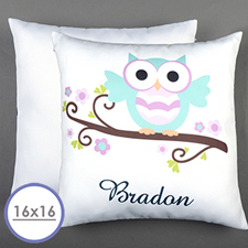 Owl Personalized Pillow Cushion Cover 16